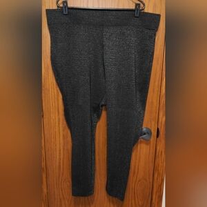 Women's Old Navy Stevie High Rise Leggings, Silver Sparkle Black, XXL